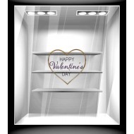 Αυτοκόλλητο βιτρίνας - Αγίος Βαλεντίνος 52